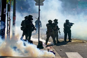 Protester Claims Testicle Was ‘Shattered’ by Rubber Bullet During Los Angeles Anti-ICE Clash