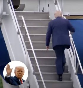 Trump’s Air Force One Stumble Sparks Media Frenzy — But Critics Miss the Bigger Picture
