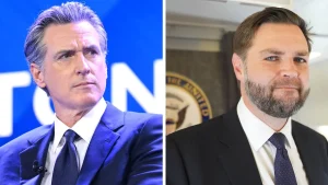 JD Vance Confronts Gavin Newsom in Los Angeles Over Riots