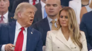 Lip Reader Says They Decoded What Melania Said to Trump Following His Comment at Military Event