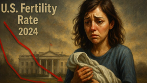 America’s Fertility Crisis Deepens: CDC Confirms Birth Rate Hits All-Time Low in 2024