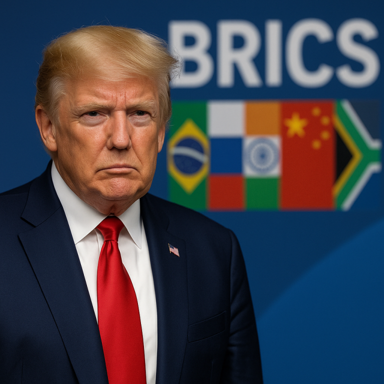 Trump Threatens 10% Tariff on Any Country Backing “Anti‑American” BRICS Policies