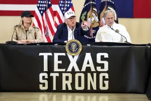 Trump Sparks Outrage After Calling Journalist ‘Evil’ for Question About Deadly Texas Floods