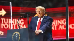 Trump Faces Backlash After Bizarre Autism Remarks During Charlie Kirk Funeral Speech