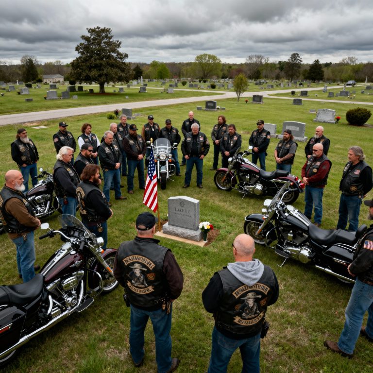 Fifty-Three Bikers Attended a Homeless Veteran’s Funeral After His Own Children Refused to Show Up