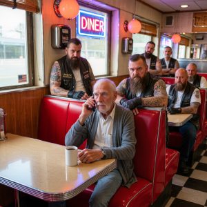 Five Bikers Confront a 96-Year-Old at a Maine Diner — One Phone Call From Him Leaves Them Pale