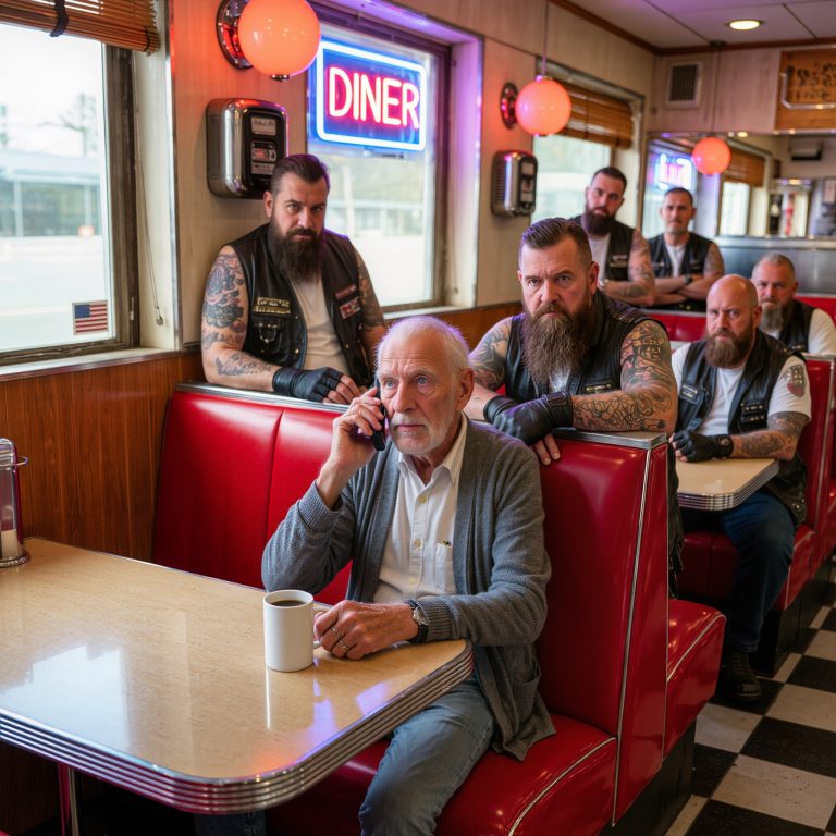 Five Bikers Confront a 96-Year-Old at a Maine Diner — One Phone Call From Him Leaves Them Pale