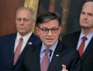 Speaker Johnson Accuses Democrats of Demanding $200 Billion in Benefits for Noncitizens Amid Budget Standoff