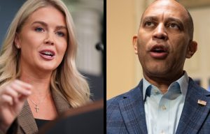 Jeffries Launches Personal Attack On Karoline Leavitt Amid Escalating Shutdown Tensions