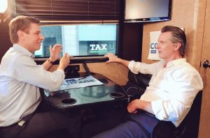 California Gubernatorial Candidate Eric Swalwell Pushes for Voting by Phone and Shorter Lines