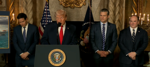 Live now: Trump makes announcement with top military leaders
