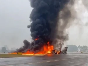 Multiple people feared dead following plane crash near runway
