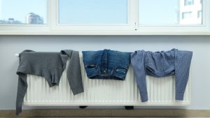 The hidden danger of putting damp items on radiators