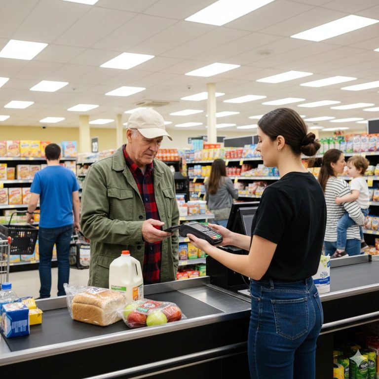 I Paid for an Old Man’s Groceries. Two Days Later, His Granddaughter Knocked on My Door With a Message I Never Expected.