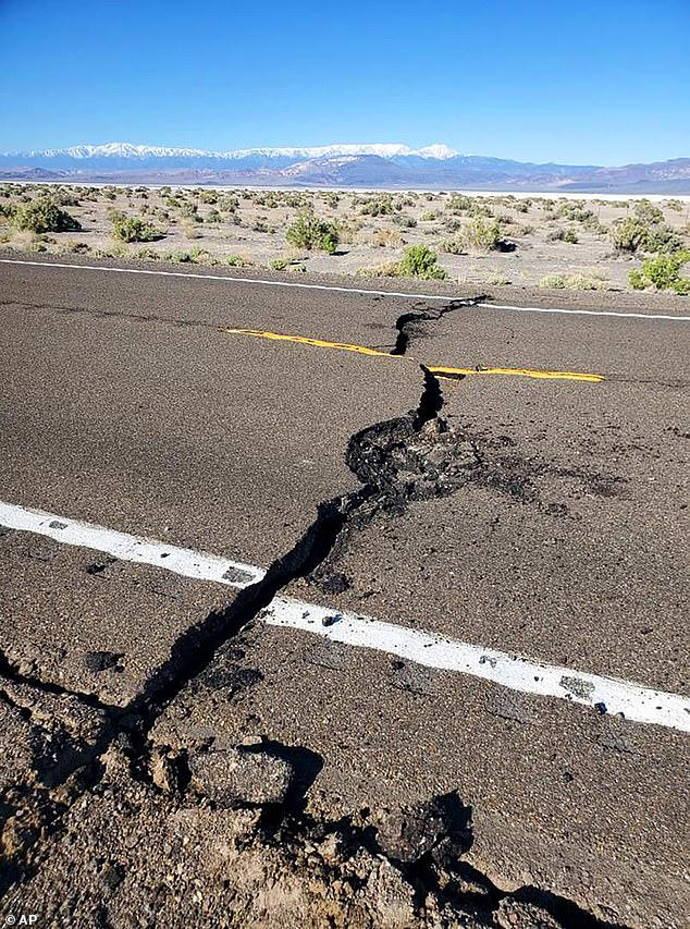 Multiple quakes shake state where the ground could split apart