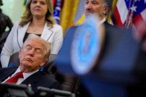 Trump Dismisses Claims He Fell Asleep in Meetings, Says Otherwise