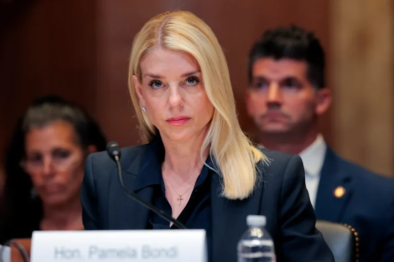 Pam Bondi under fire over Epstein files list for including celebrity who died when Epstein was 17