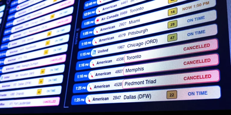 Over 7,000 flights are cancelled