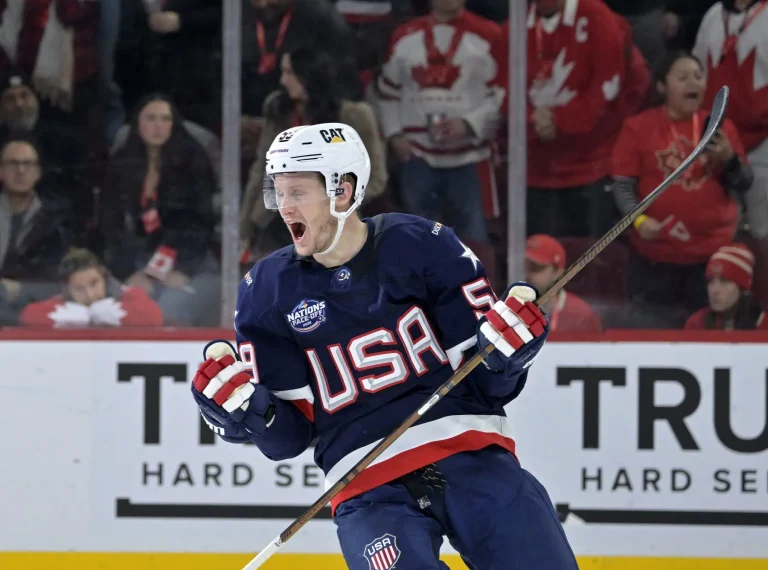 Olympic hockey gold medalist Jake Guentzel gives candid response when asked about Trump State of the Union invite